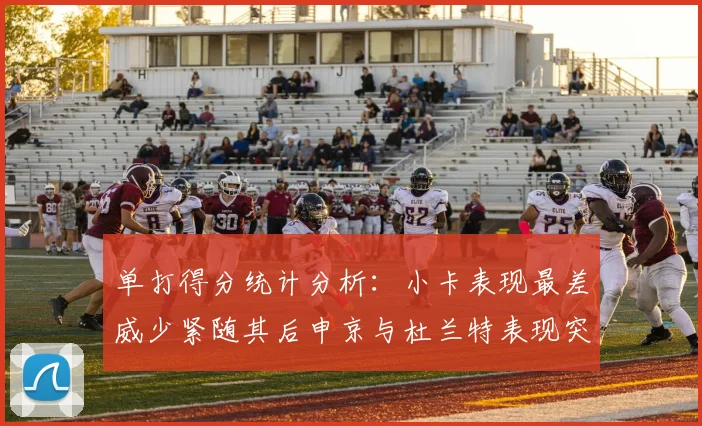 单打得分统计分析：小卡表现最差威少紧随其后申京与杜兰特表现突出